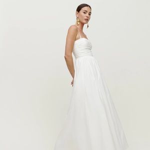Reformation Kastoria Dress. White. Size 6. NWT